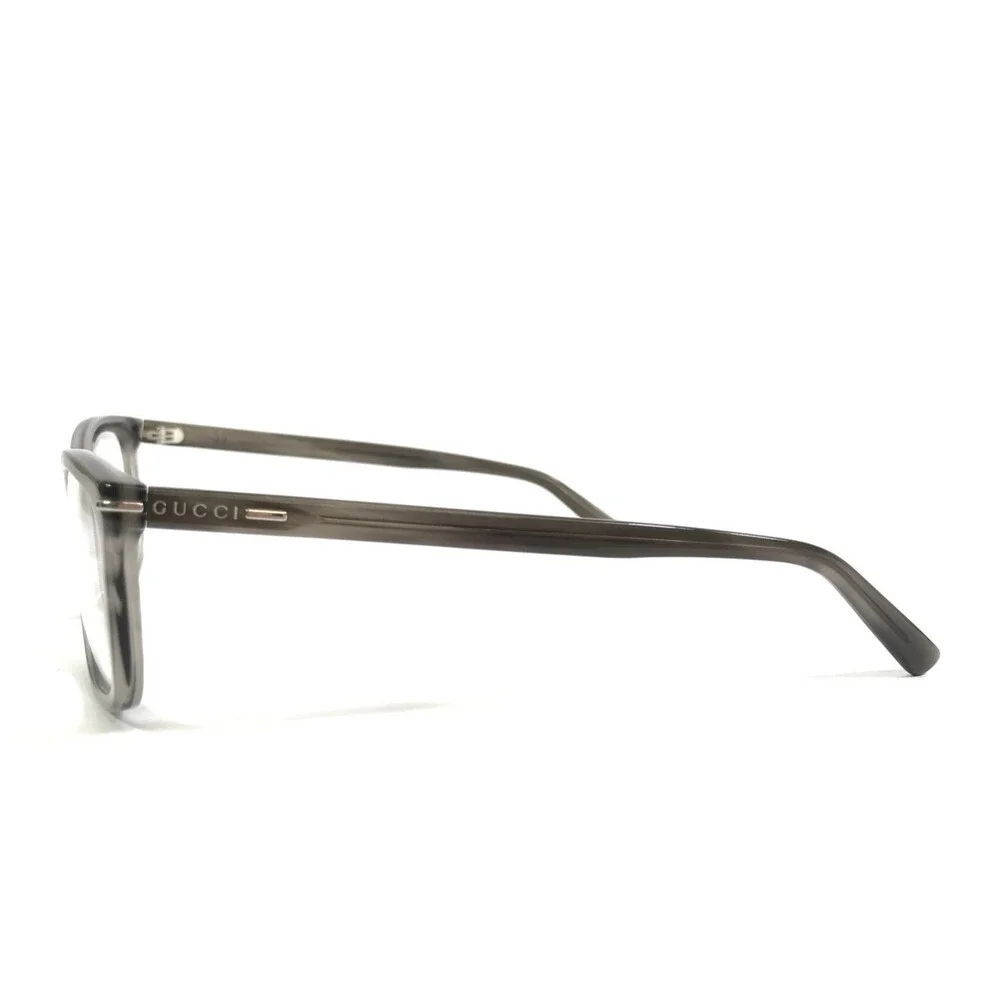 Gucci Eyeglasses Frames GG1447O 003 Grey Havana Rectangle Full Rim 57-17-145